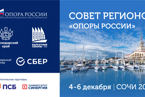 «ОПОРА РОССИИ» проведет Совет регионов в Сочи